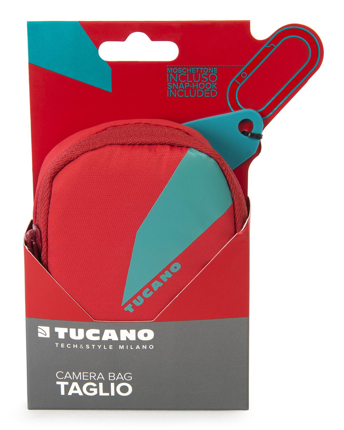 Tucano Taglio Tragetasche für Kompaktkameras, rot