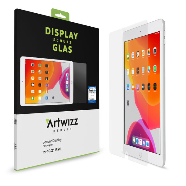 Artwizz SecondDisplay Glas Dispalyschutz für Apple iPad 10,2 Zoll